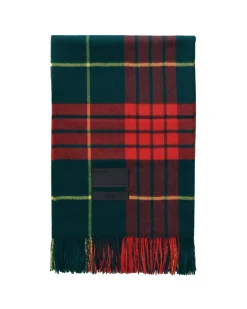 Magniberg Queen blanket - Lipstick red tartan fra> Puder Og Plaider