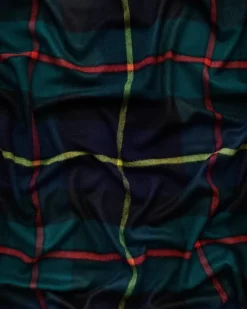 Magniberg Queen blanket - Scottish green tartan fra> Gaver Til Hende|Puder Og Plaider