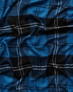 Magniberg Queen blanket - Volvo blue tartan fra> Puder Og Plaider