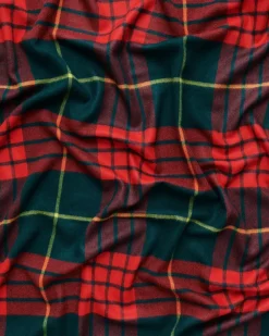 Magniberg Queen blanket - Volvo blue tartan fra><noscript><img width=