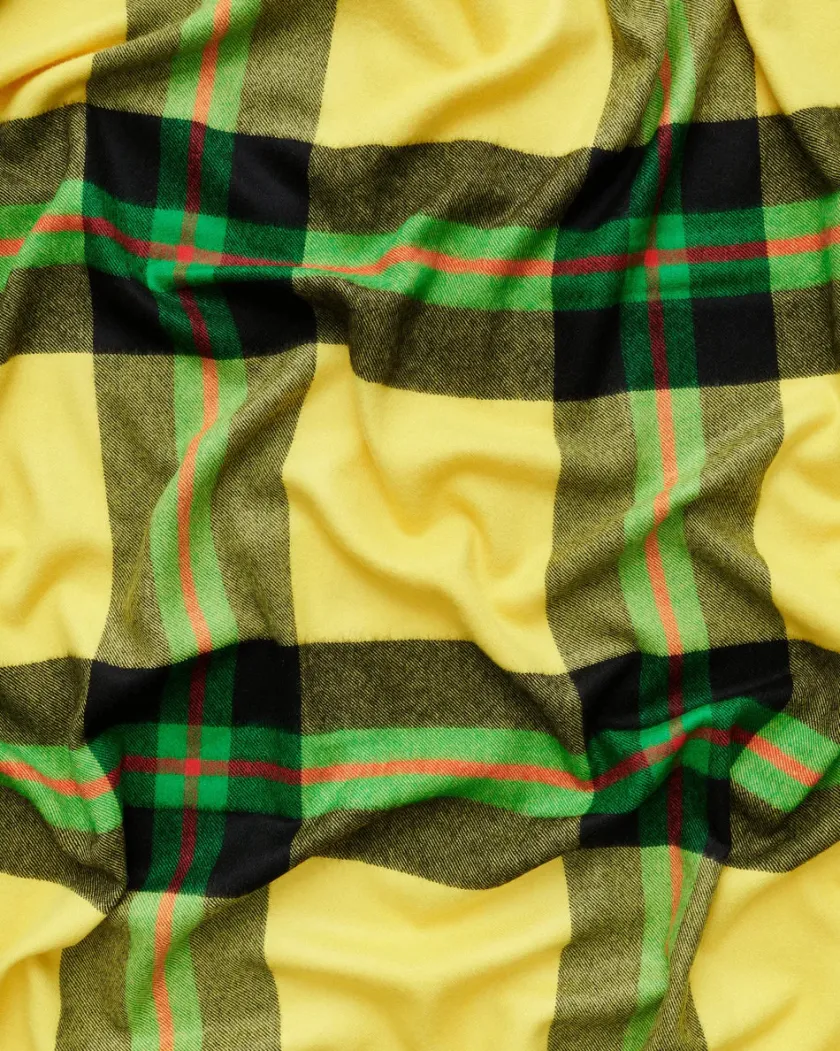 Magniberg Queen blanket - Volvo blue tartan fra> Puder Og Plaider