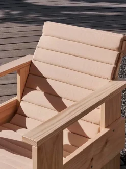 HAY Quilted sædehynde til Crate Loungechair, Sky Grey fra><noscript><img width=