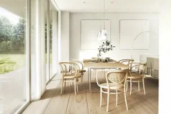 Thonet 210R Armstol, sort fra><noscript><img width=