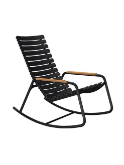 Houe ReClips Rocking chair bamboo fra> Udendørs Loungemøbler|Havestole