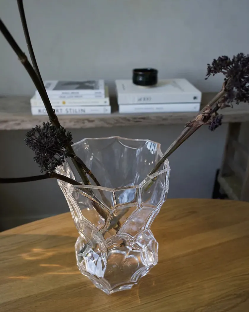 Hein Studio Reflection Vase, metallic glas fra> Vaser