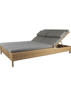 Cane-line Rest Dobbelt Solvogn inkl. hynde fra> Solvogne/Liggestole