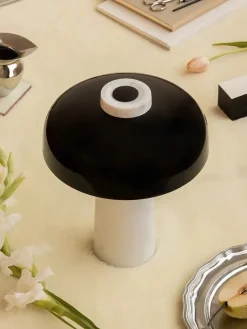 Audo Copenhagen Reverse Table Lamp, carrara black fra><noscript><img width=