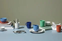 Lyngby Porcelæn Rhombe krus m. hank, mørk blå fra><noscript><img width=