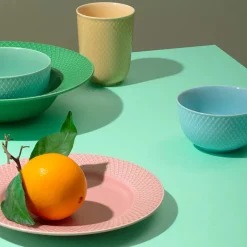 Lyngby Porcelæn Rhombe krus, sand fra> Service