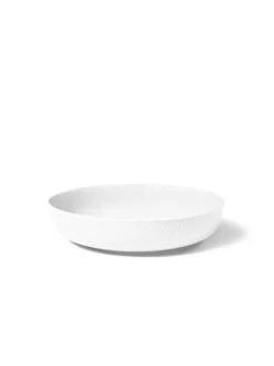 Lyngby Porcelæn Rhombe serveringsskål, hvid fra> Service
