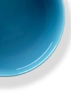 Lyngby Porcelæn Rhombe skål, blå Ø17,5 fra><noscript><img width=