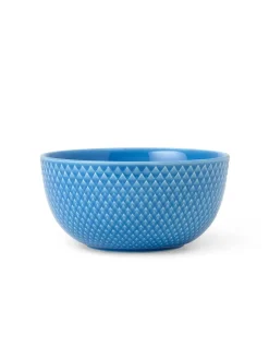 Lyngby Porcelæn Rhombe skål, mørk blå Ø22 cm fra><noscript><img width=
