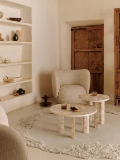 Ferm Living Rico Lounge Chair, bouclé i sand fra><noscript><img width=