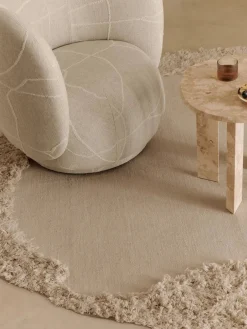 Ferm Living Rico Lounge Chair, bouclé i sand fra><noscript><img width=