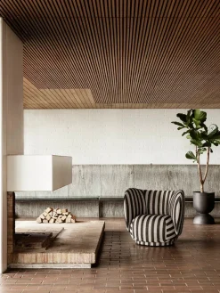 Ferm Living Rico Lounge Chair, bouclé i off-white fra><noscript><img width=