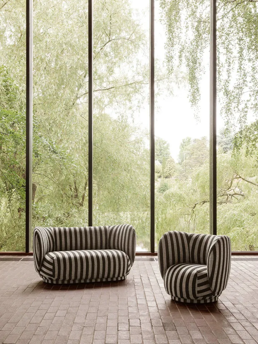 Ferm Living Rico Lounge Chair Louisiana fra> Lænestole