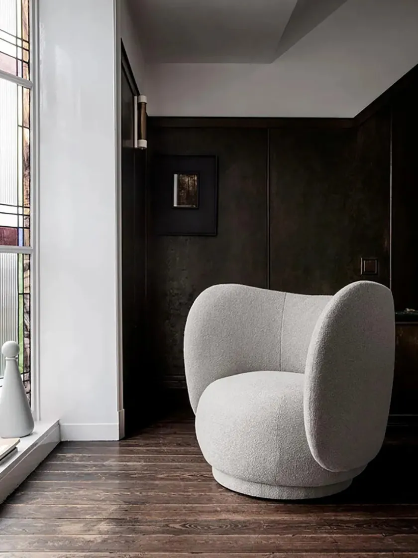 Ferm Living Rico Lounge Chair Louisiana fra> Lænestole