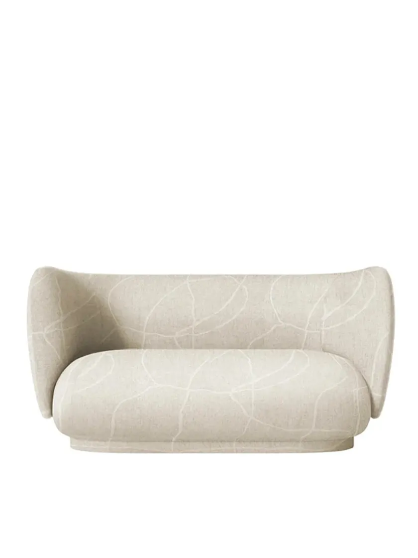 Ferm Living Rico Sofa 2-seater Cilla Taupe fra> Sofaer