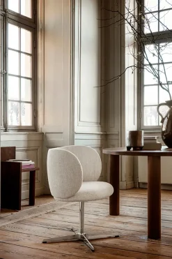 Ferm Living Rico Spisebordsstol, swivel fra> Spisebordsstole