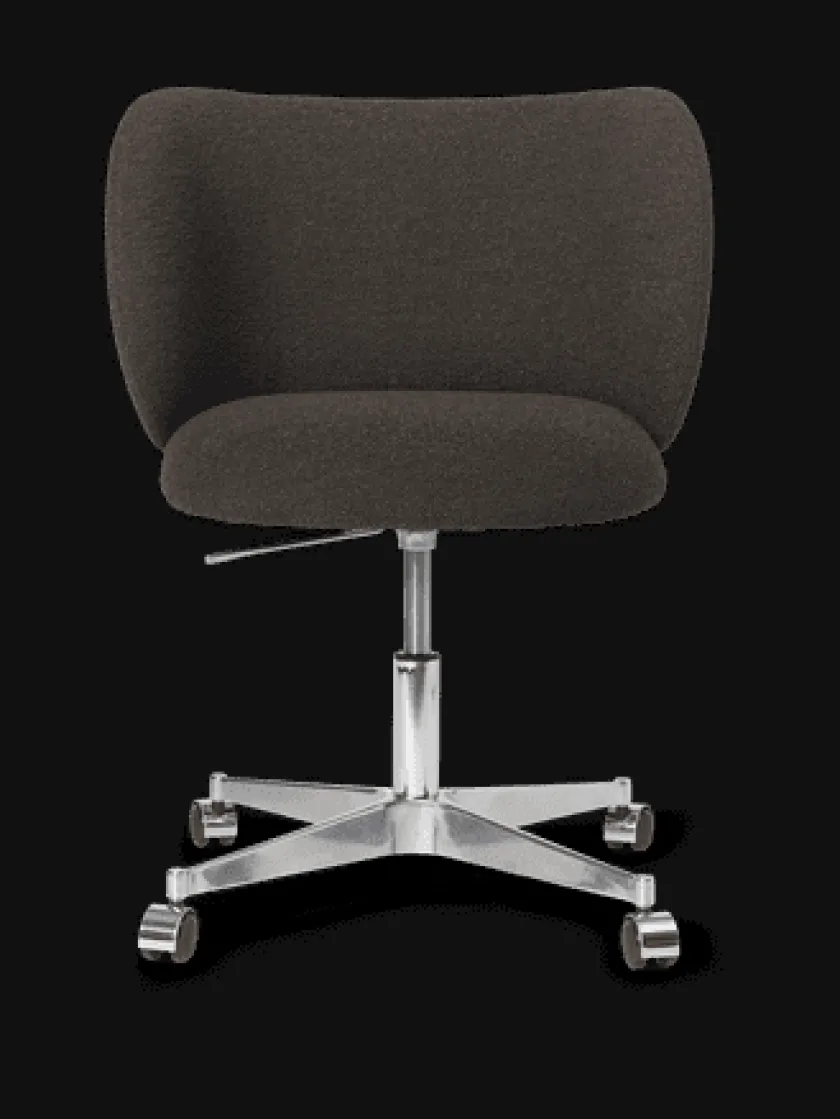 Ferm Living Rico Spisebordsstol w. Castors fra> Spisebordsstole