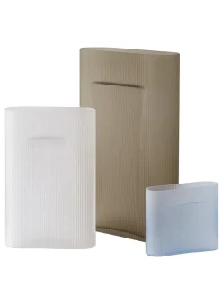 Muuto Ridge Vase, light blue frosted glass fra><noscript><img width=