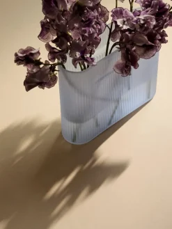 Muuto Ridge Vase, light blue frosted glass fra><noscript><img width=