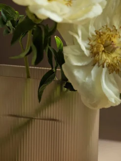 Muuto Ridge Vase, taupe frosted glass fra><noscript><img width=