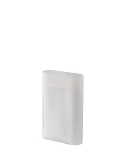 Muuto Ridge Vase, white frosted glass fra><noscript><img width=
