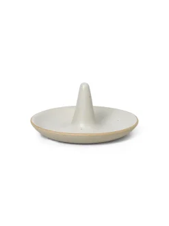 Ferm Living Ring Cone, Off-white Speckle fra> Service