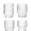 Ferm Living Ripple glas (sæt med 4 stk) fra> Service