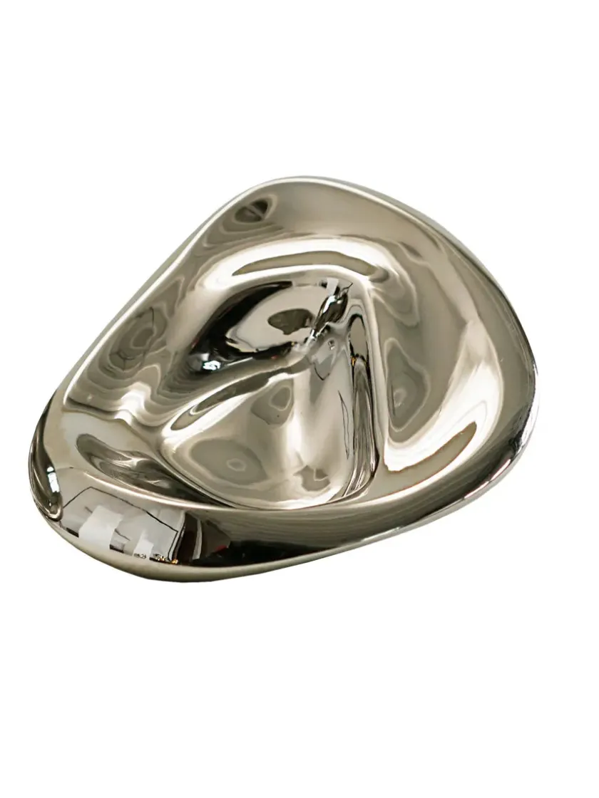 Hein Studio Ripple Knob Large, silver fra> Knagerækker|Entrémøbler