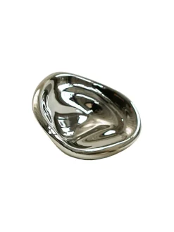 Hein Studio Ripple Knob Small, silver fra> Knagerækker|Entrémøbler