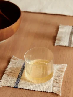 Ferm Living Ripple Low Glasses, Sæt á 4 fra> Service