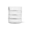 Ferm Living Ripple Serving Bowls Clear, sæt á 4 fra> Service