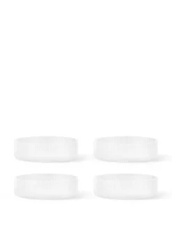 Ferm Living Ripple Serving Bowls Frosted, sæt á 4 fra> Service