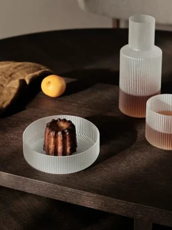 Ferm Living Ripple Serving Bowls Frosted, sæt á 4 fra> Service