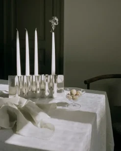 New Works Ripply Candleholder fra> Adventsstager|Lysestager