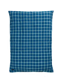Magniberg Rodeo Duvet Cover, neon blue check fra> Tekstiler Til Soveværelset