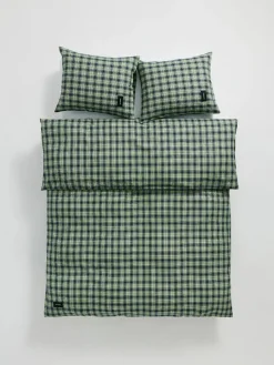 Magniberg Rodeo Duvet Cover, neon pink check fra><noscript><img width=