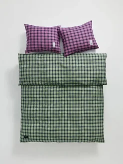 Magniberg Rodeo Pillow Case, neon pink check fra><noscript><img width=