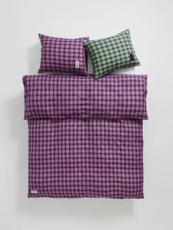 Magniberg Rodeo Pillow Case, neon pink check fra><noscript><img width=