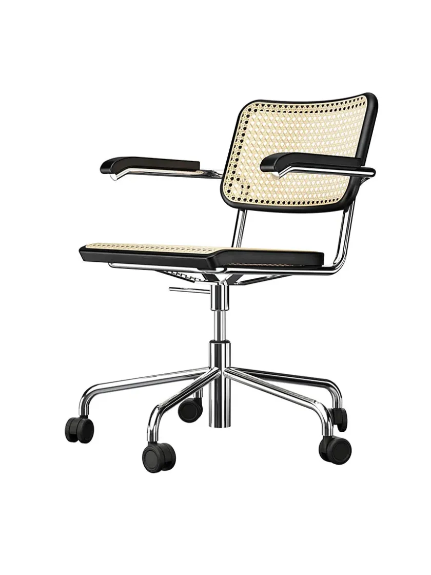 Thonet S 64 VDR Kontorstol, sort fra> Kontorstole