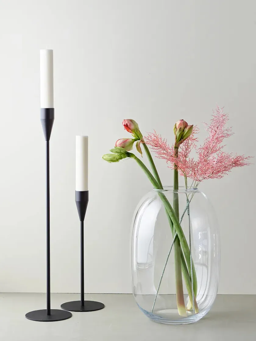 Piet Hein Saturn Lysestage, messing fra> Lysestager