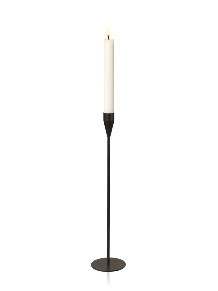 Piet Hein Saturn Lysestage, sort fra> Lysestager