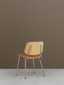 Fredericia Furniture Søborg Stol, stålstel af Børge Mogensen> Spisebordsstole