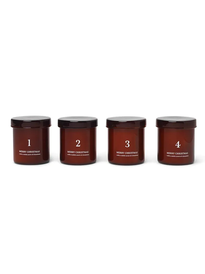 Ferm Living Scented Advent Candles fra> Kalenderlys & Julelysestager|Adventsstager