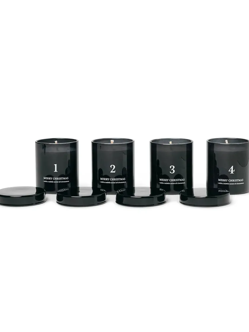 Ferm Living Scented Advent Candles fra> Kalenderlys & Julelysestager|Adventsstager