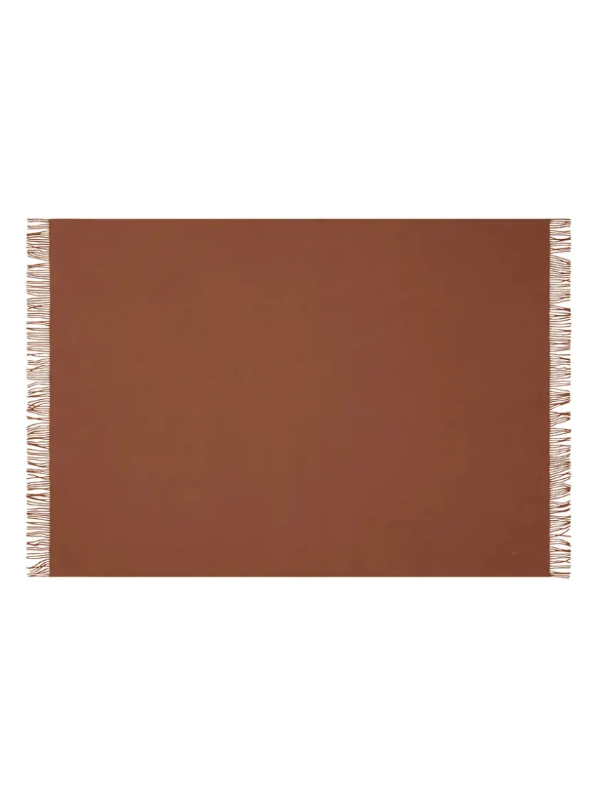 Silkeborg Uldspinderi Season Plaid, caramel fra> Puder Og Plaider