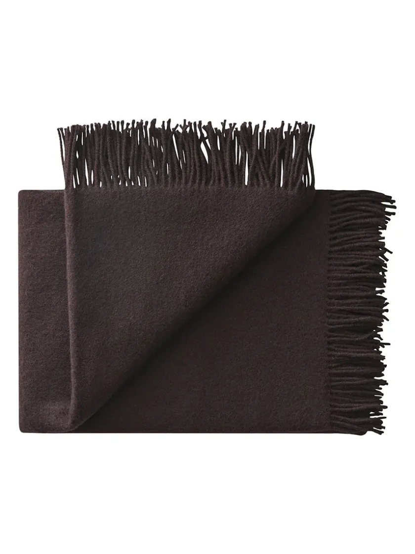 Silkeborg Uldspinderi Season Plaid, caramel fra> Puder Og Plaider