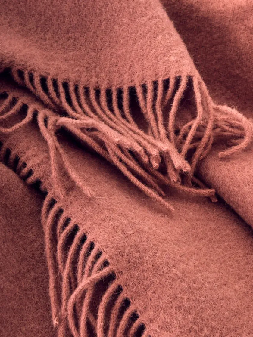 Silkeborg Uldspinderi Season Plaid, cinnamon fra> Puder Og Plaider